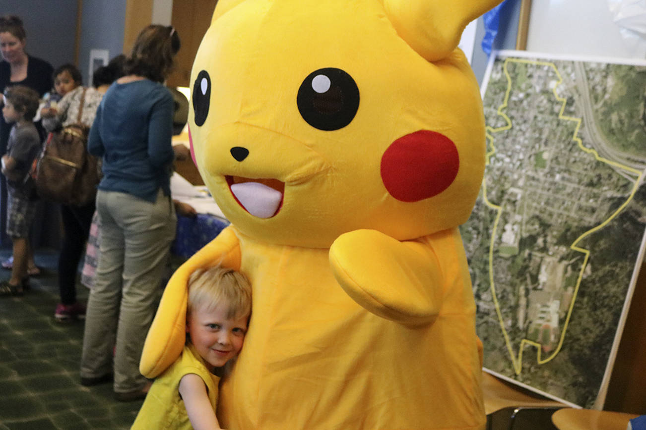 Issaquah Library summer reading kicks off with visit from Pikachu