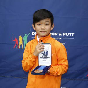 Zach Huang. Photo courtesy of 2018 Drive, Chip & Putt