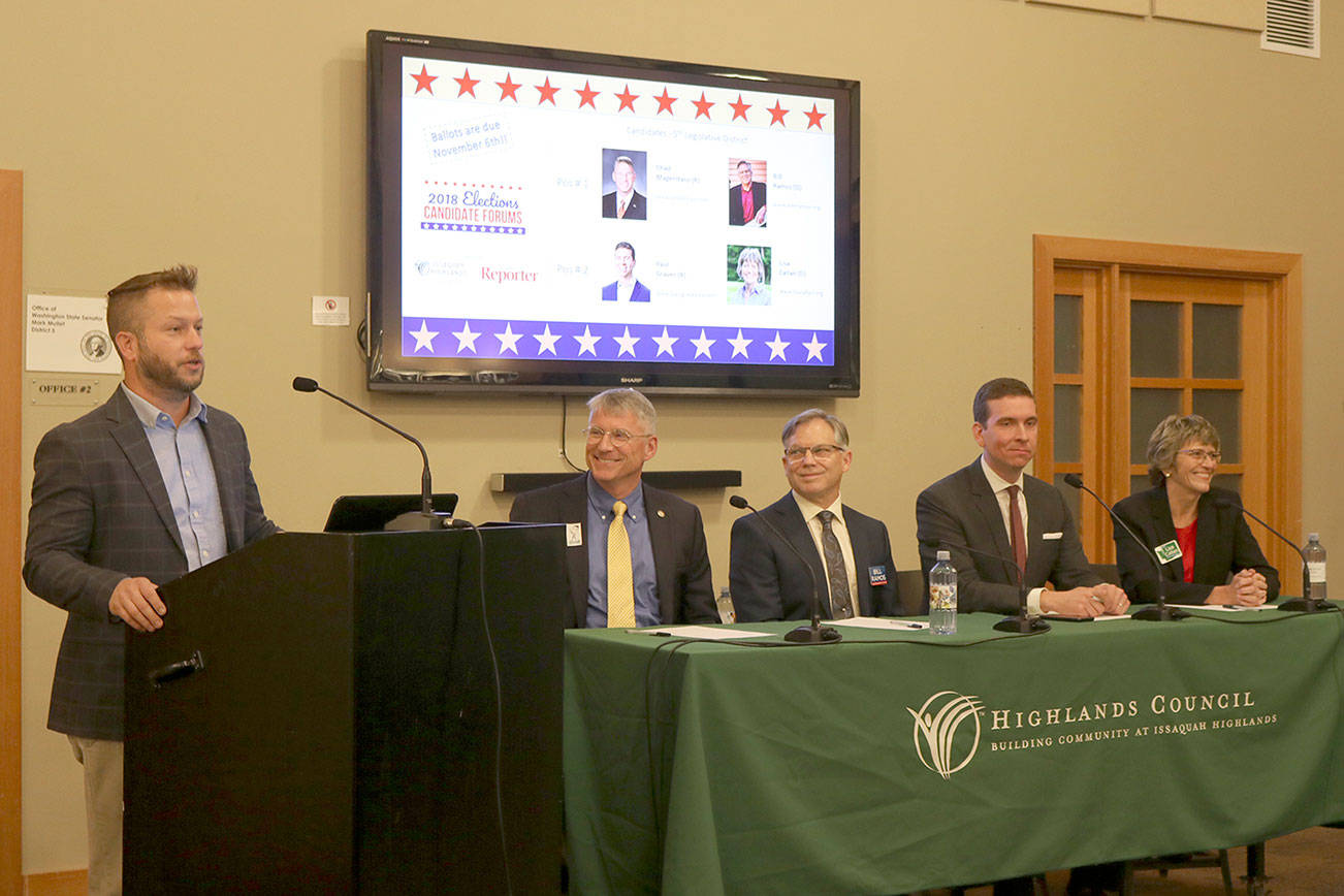 Issaquah Highlands Council hosts candidate forum for 5th legislative district elections