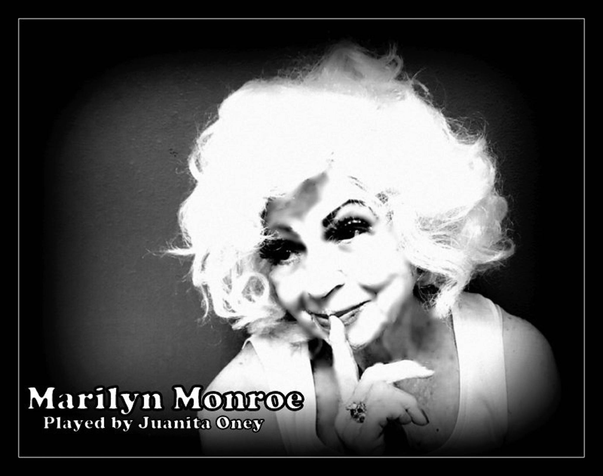 Juanita Oney plays Marilyn Monroe for the calendar photo shoot. Courtesy of Jennifer Angell