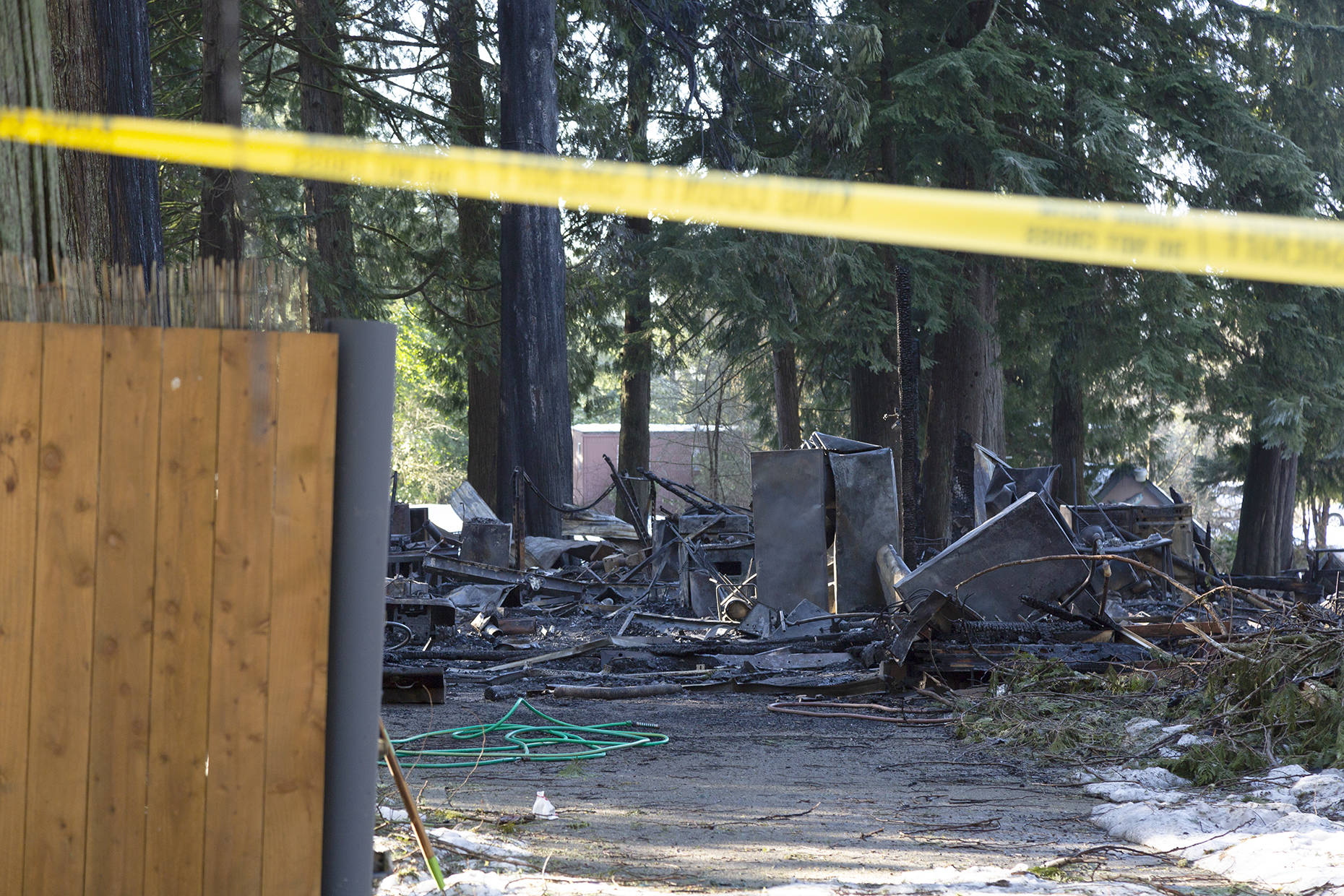 The damage remains days after the fire. Ashley Hiruko/staff photo