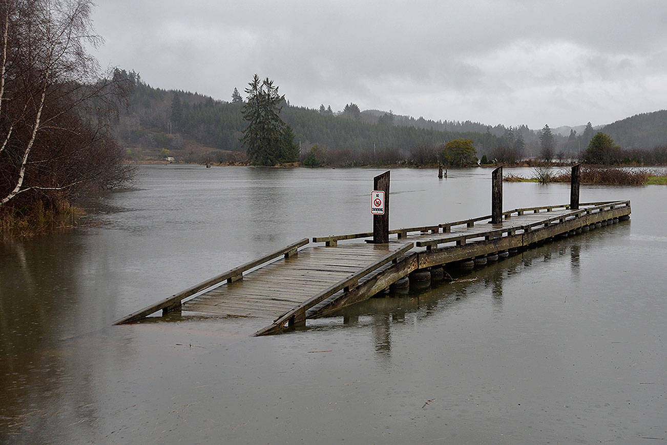 A high tide at Raymond’s Willapa Landing Park in Grays Harbor County, Washington. Sound Publishing file photo