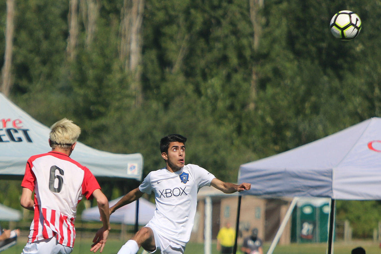 Soccer battle at Crossfire Select Cup