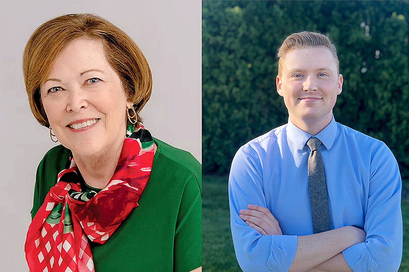 Courtesy photos                                Michele Kemper and Zach Hall are both running for Issaquah City Council Position 2 in the Nov. 5 General Election.