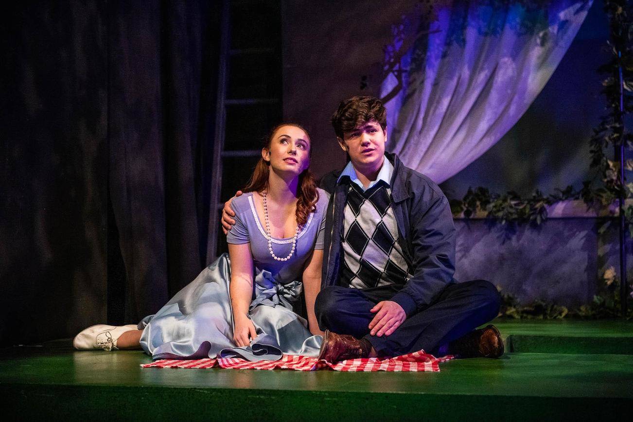 Savannah Lynn and Will Chadek in the Second Story Repertory of Redmond’s production of “The Fantasticks.” “The Fantasticks” had been performed three times by the organization until coronavirus concerns resulted in the cancellation of the remaining dates. Photo by Michael Brunk