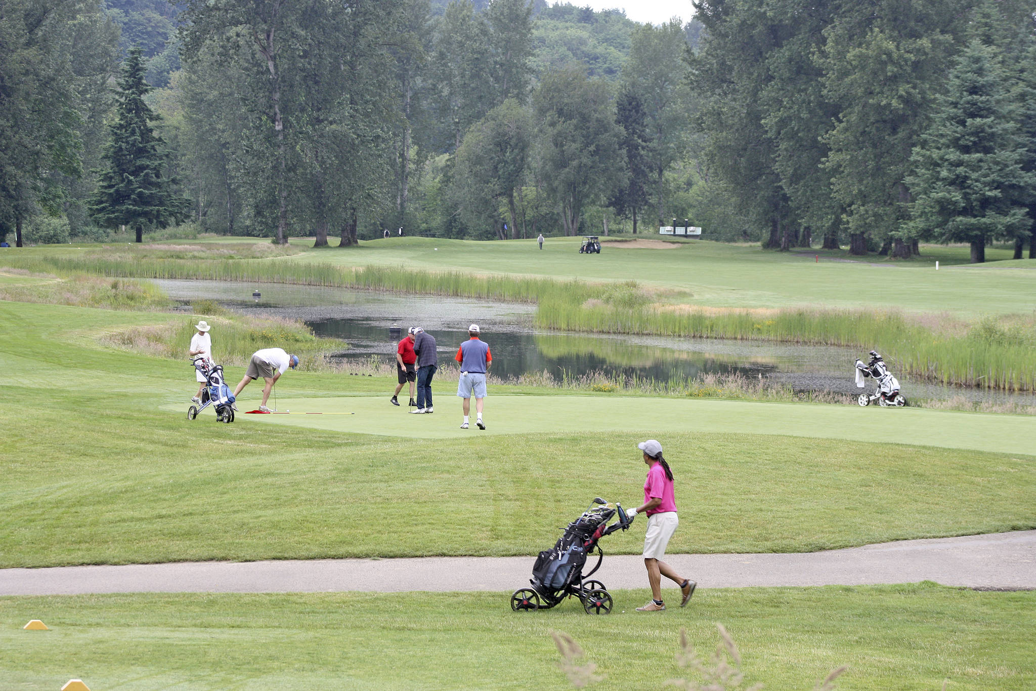 Pictured: Riverbend par 3 golf course in Kent. File photo