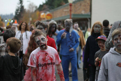previous Zombie Walk (photo taken from www.issaquahzombiewalk.com)