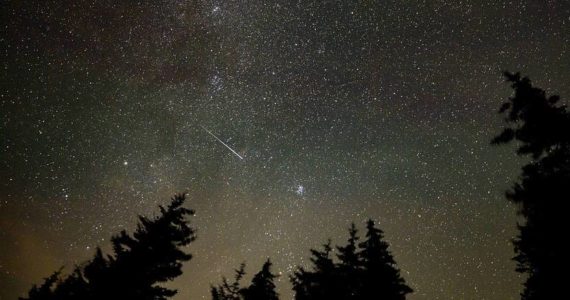 Perseid meteor shower in August 2021. Photo courtesy of Nasa.gov/Bill Ingalls