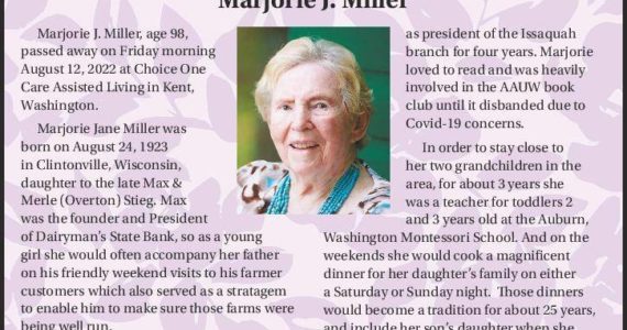 Marjorie J. Miller | Obituary