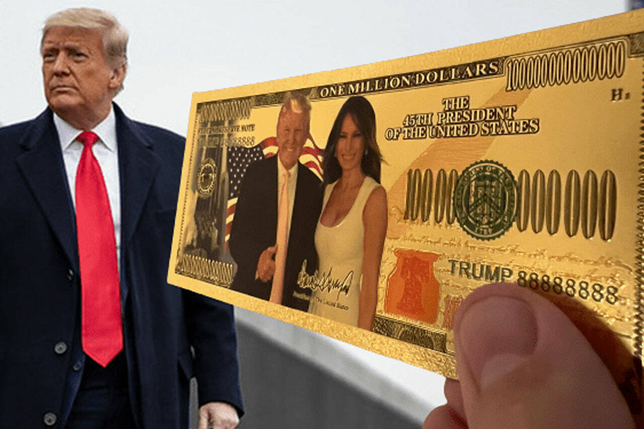 Trump First Couple Bucks - Golden President Trump & Melania Bucks Worth It?  | Issaquah Reporter