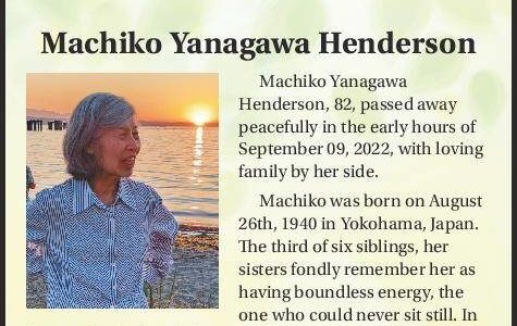 Machiko Yanagawa Henderson | Obituary