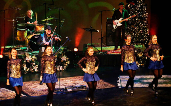 Electric violin maestro Geoffrey Castle welcomes the Seattle Irish Dance Company and others for this year’s Christmas in Washington Concert Series. Courtesy Christmas in Washington