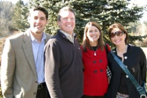 Issaquah Rotary’s David Seligman with Jeff and Judy Bowlby and Susan Peck