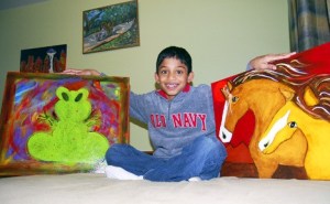 Chirag loves nothing more than to dedicate his paintings to friends and family - to use his art to bring happiness to others.