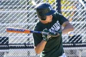 Lakeside’s Collin Bennett gets hit by a pitch in the ninth inning of Monday’s game against the Kennewick Bandits. Lakeside lost 5-3
