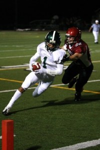 Skyline's Michael Ford makes a move toward the end zone