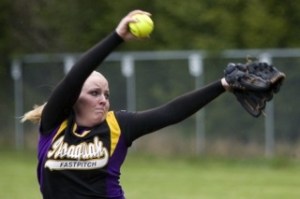 Issaquah's Mikenzie Voves struck out a combined 18 batters in two games Thursday. She will try to keep the Eagle's playoff hopes alive this afternoon against Lake Washington.