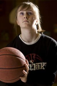 Kelly Logie hit 280 out of 300 free throws last week