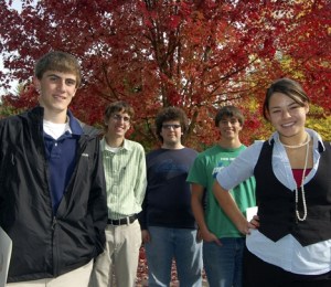 Spark plug students - Issaquah High School students Jeff Dabundo and Michael Migotsky