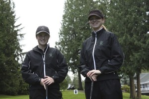 Ashley Fitzgibbons (left) and Jamie Midkiff are among the top seven in the conference so far in 2013.
