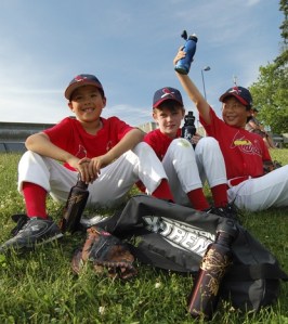 Sammamish Little League players Hunter Brazier