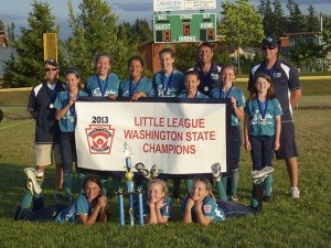 The Eastlake Major softball All Star team.