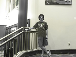 Josh Feinsilber is enjoying his run as Gavroche in the Village Theatre production of Les Miserables. This is his third Main Stage appearance at the theater.