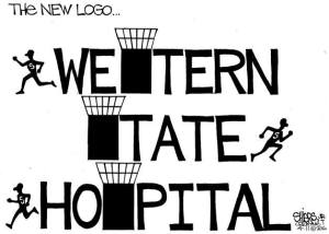 Western State Hospital's new logo | Cartoon