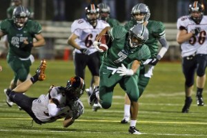 Skyline running back Damien Greene breaks free against Monroe two weeks ago.