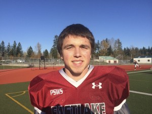 Eastlake Wolves senior safety Jeffrey Feinglas enjoys the physical aspect of football.