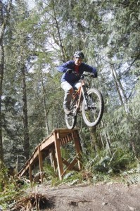 When not enjoying himself testing the 'flows