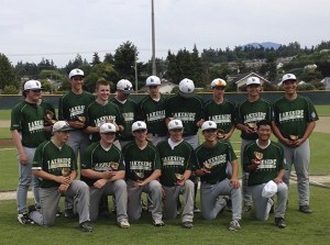 The Lakeside 18U Babe Ruth baseball team