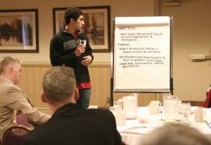 Iman Baghai shares ideas presented at the Issaquah Community Network for improving life for teens.