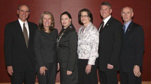 From the left are board members Brian Deagle