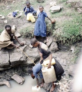 Water for both humans and animals is found only in isolated springs