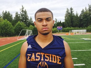 Eastside Catholic Crusaders running back/safety Brandon Wellington has already verbally committed to the University of Washington football program in Seattle.