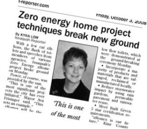 2008 was a groundbreaking year for sustainable development in Issaquah