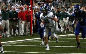 Skyline's Jordan Simone breaks free for a 33-yard touchdown to give Skyline a 7-0 lead early in the first quarter of Saturday's state semifinal game.