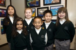 Cougar Mountain Academy students Serina Chen