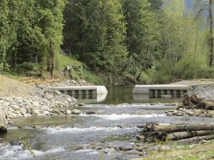 The new upper intake is narrow — only 8-feet — to create more current