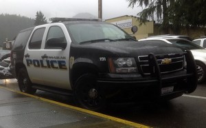 An Issaquah Police vehicle.
