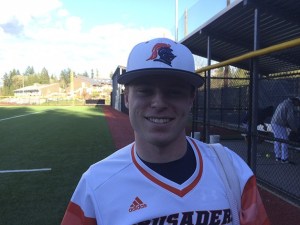Eastside Catholic Crusaders baseball player Addison Hull is a four-year starter on the diamond.