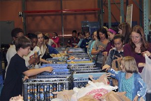 In the Kirkland Hopelink warehouse Oct. 7