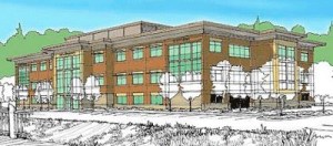 A rendering of the HighMark Medical Center