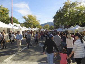 Excellent weather brought out throngs of people