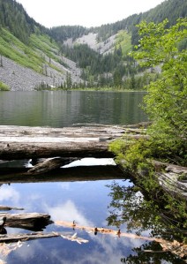 Talapus Lake is busy on warm summer days