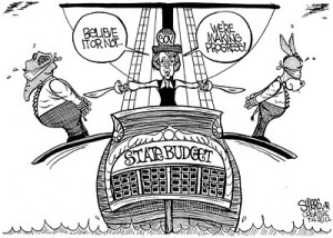 The issue of the state budget gets serious