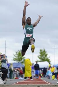 Kasen Williams set the state triple jump record as a senior at Skyline.
