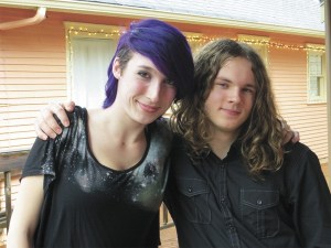 Alaina Blythe and Andrew Hansen are outreach volunteers for Teen Link in Issaquah and Sammamish.