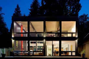 The South Lake Sammamish residence in Issaquah features three bedrooms
